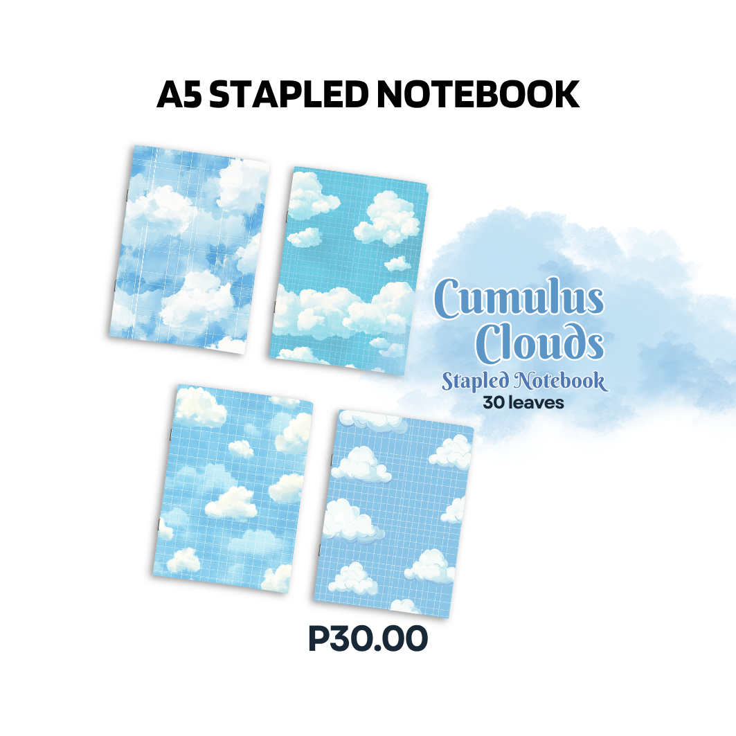 A5 COMULUS STAPLED NOTEBOOK